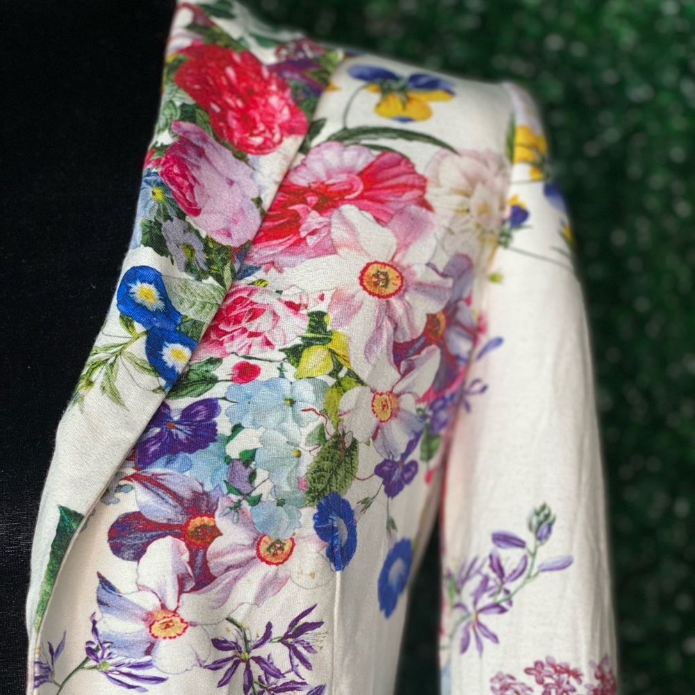 Zara Basic Botanical Garden Blazer - image 6